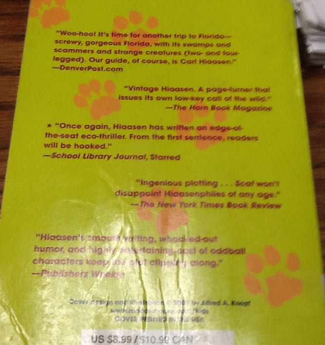 Scat - Carl Hiaasen (Knopf - Paperback) book collectible [Barcode 9780375834875] - Main Image 2