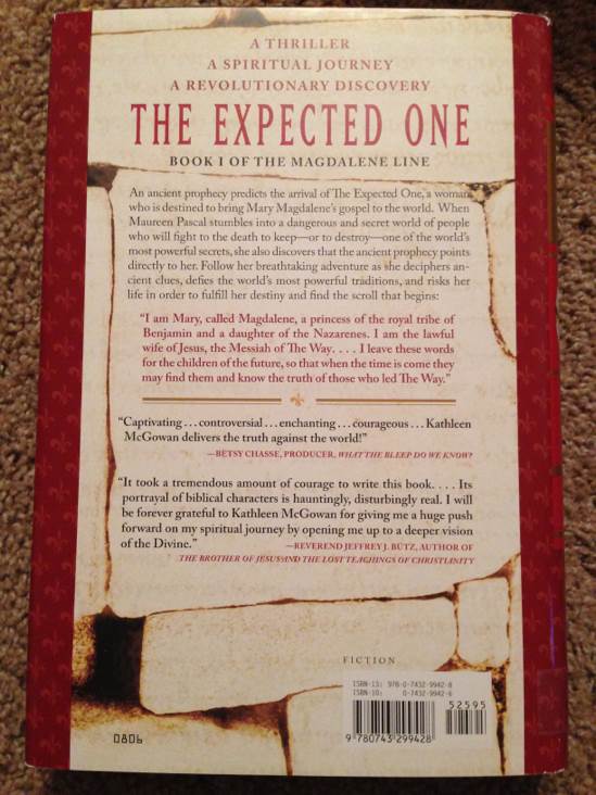 ML1: The Expected One - Kathleen McGowan (Touchstone - Hardcover) book collectible [Barcode 9780743299428] - Main Image 2