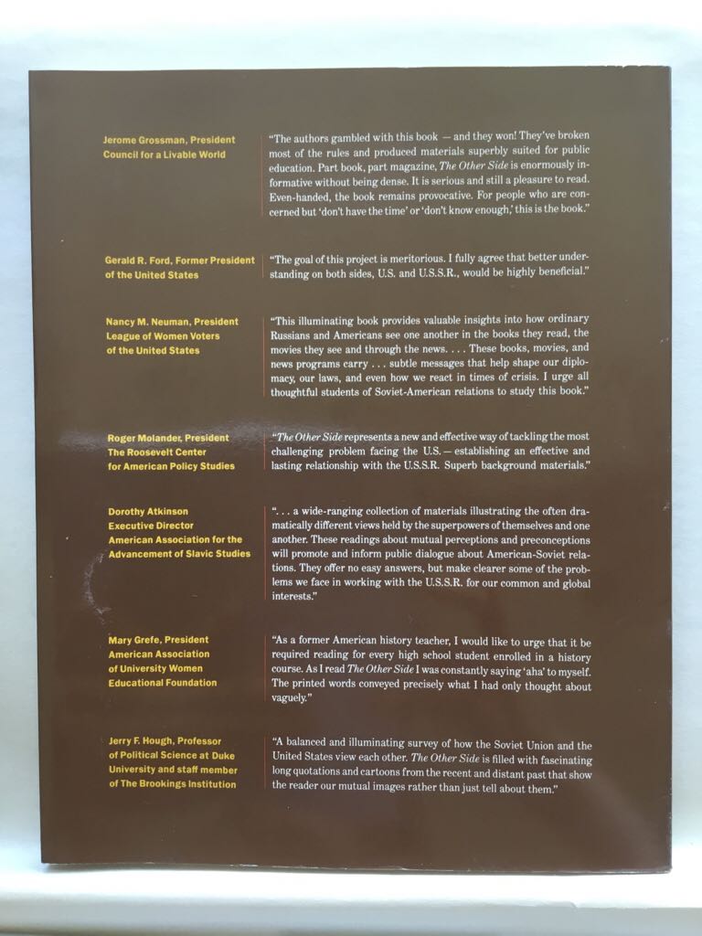 The Other Side - J. D. (Transaction Publishers) book collectible [Barcode 9780887386879] - Main Image 2