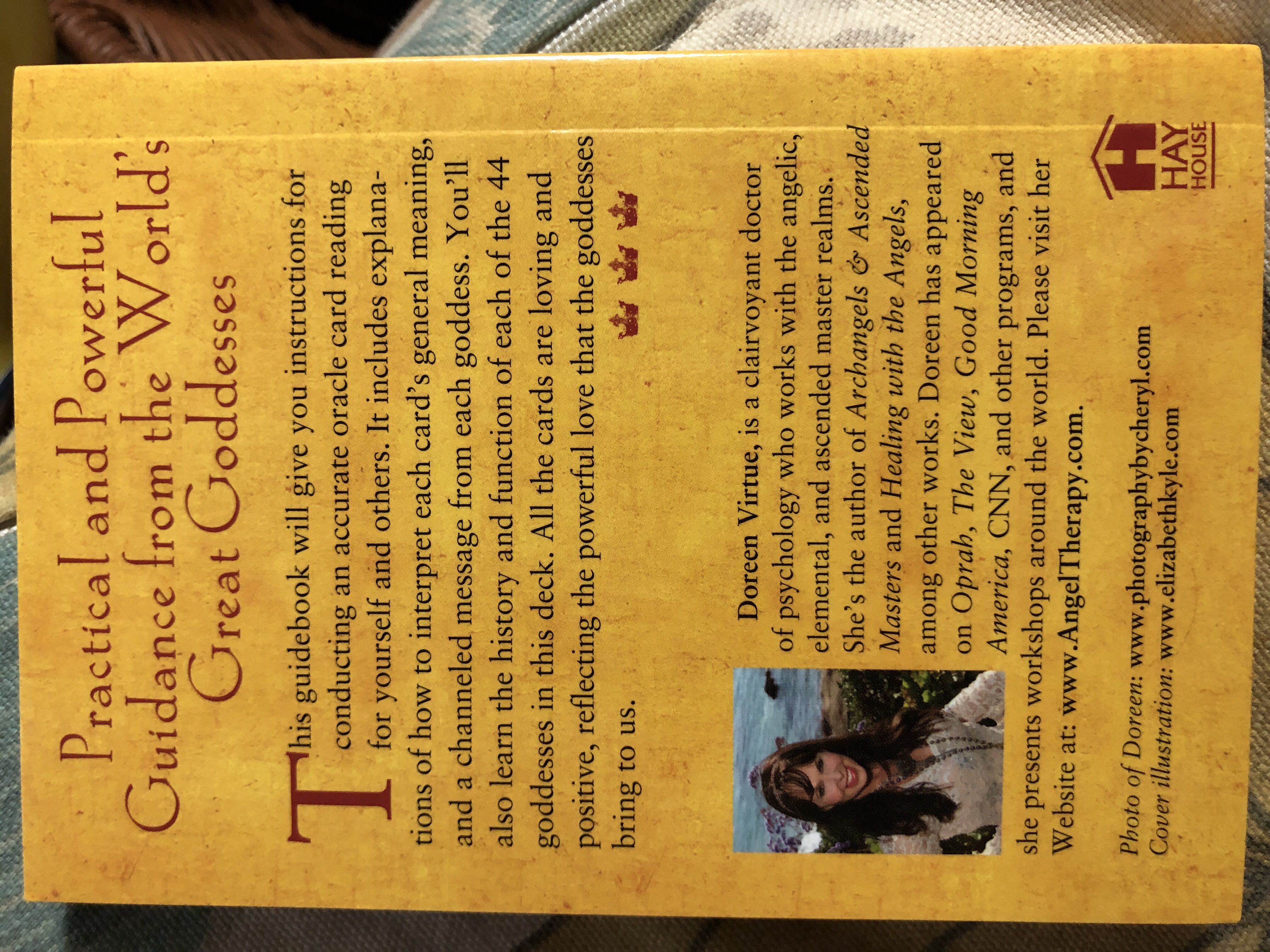Goddess Guidance Oracle Cards - Doreen Virtue (Hay House Inc - Hardcover) book collectible [Barcode 9781401903015] - Main Image 4