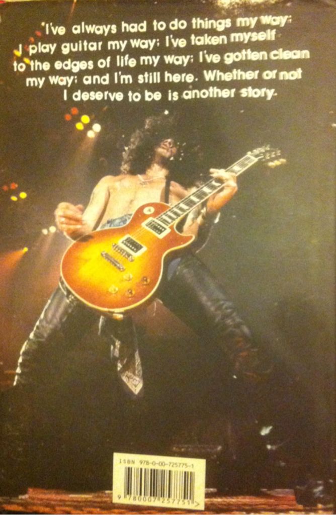 Slash - Slash (HarperCollins UK - Hardcover) book collectible [Barcode 9780007257751] - Main Image 2