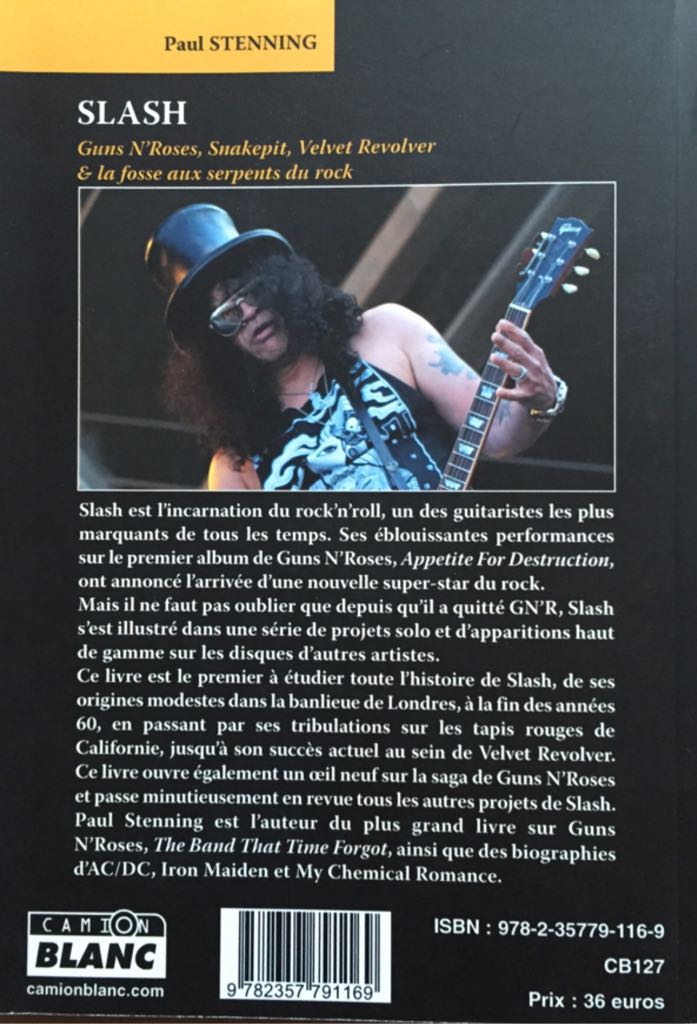 Slash  (Camion Blanc) book collectible [Barcode 9782357791169] - Main Image 2