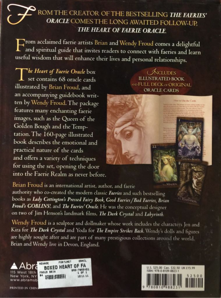 The Heart Of Faerie Oracle - Brian Froud (ABRAMS - Hardcover) book collectible [Barcode 9780810988231] - Main Image 2