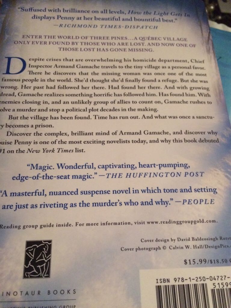 How The Light Gets In  - M. J. book collectible - Main Image 2