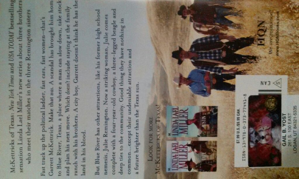McKettricks Of Texas: Garrett - Linda Lael Miller (Harlequin - Paperback) book collectible [Barcode 9780373774418] - Main Image 2