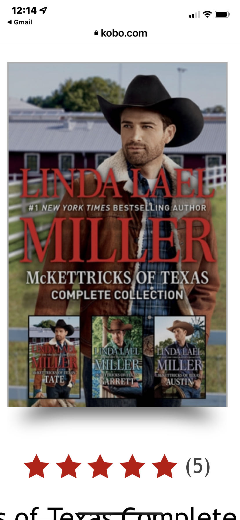 McKettricks Of Texas: Garrett - Linda Lael Miller (HQN Books - eBook) book collectible [Barcode 9780373779536] - Main Image 3
