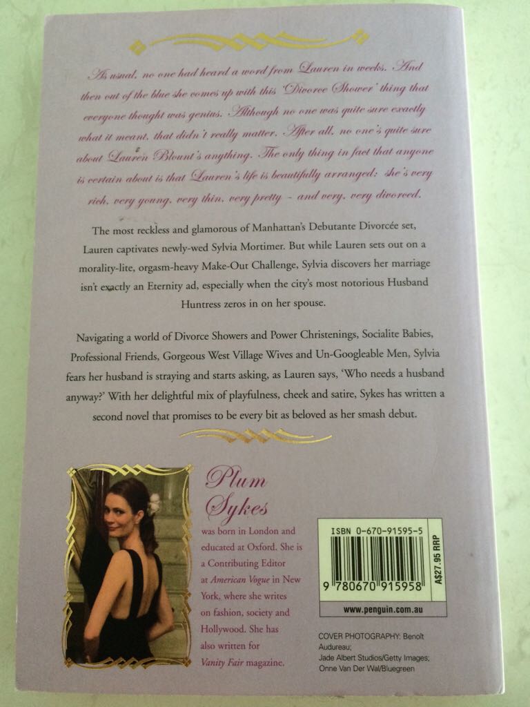 The Debutante Divorcee - Sykes, Plum (Fig Tree - Paperback) book collectible - Main Image 2