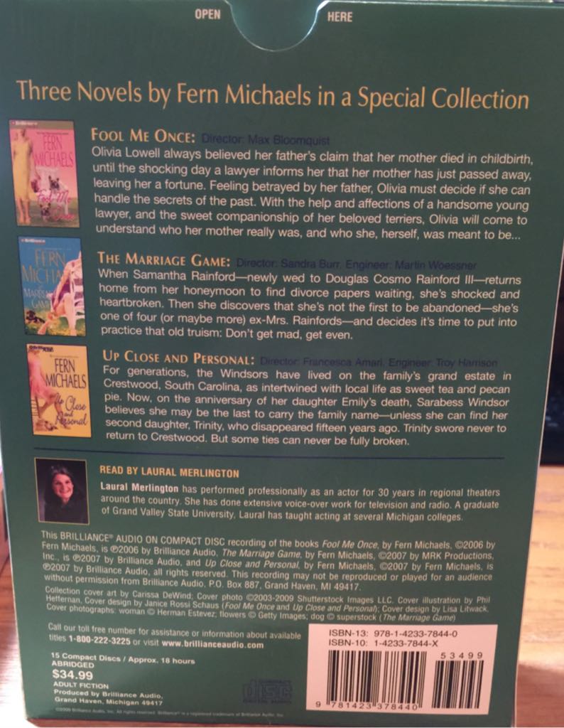 Fool Me Once  (Audiobook) book collectible [Barcode 9781423378440] - Main Image 2