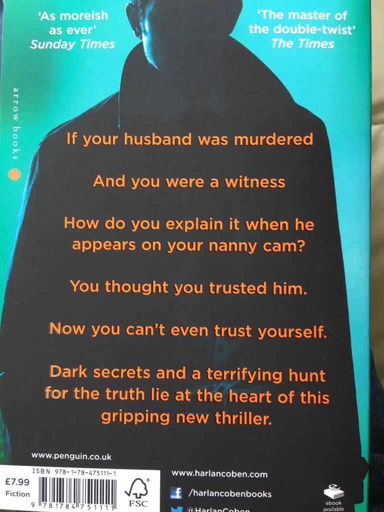 Fool Me Once - Harlan Coben (Penguin  - Paperback) book collectible [Barcode 9781784751111] - Main Image 2
