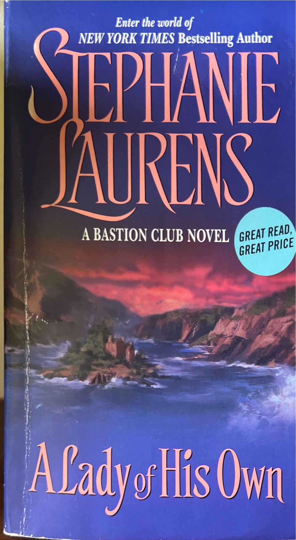 Bastion Club - A Lady Of His Own - Stephanie Laurens (Avon Books - Paperback) book collectible [Barcode 9780061379307] - Main Image 2