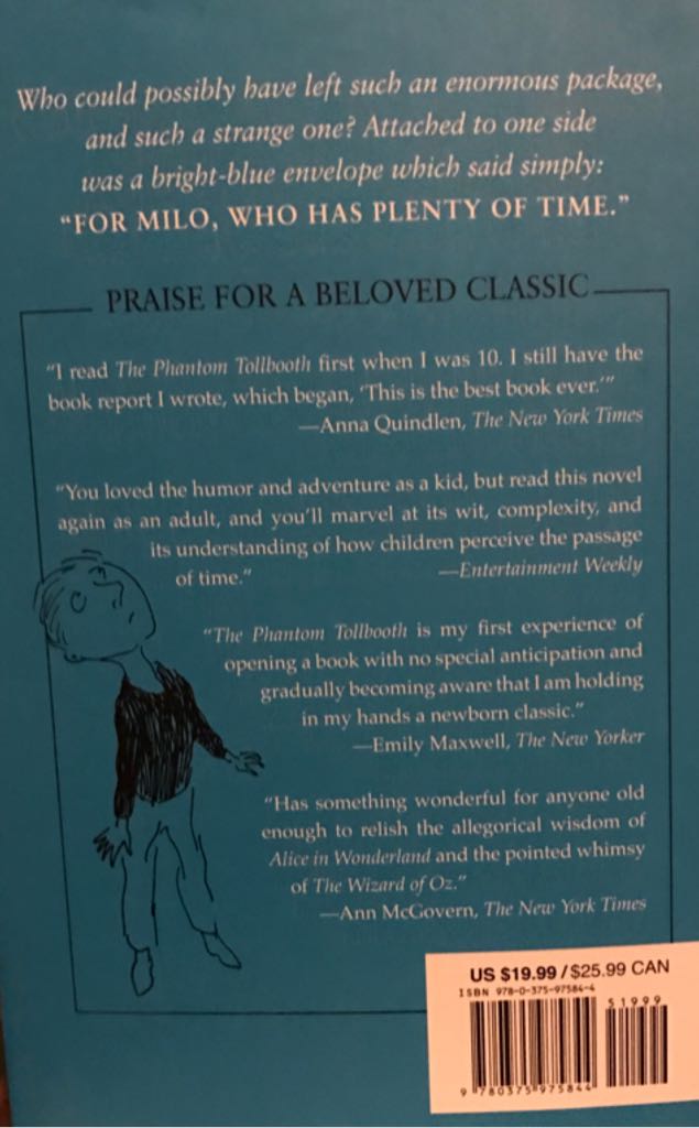The Phantom Tollbooth - Norton Juster book collectible [Barcode 9780375975844] - Main Image 2