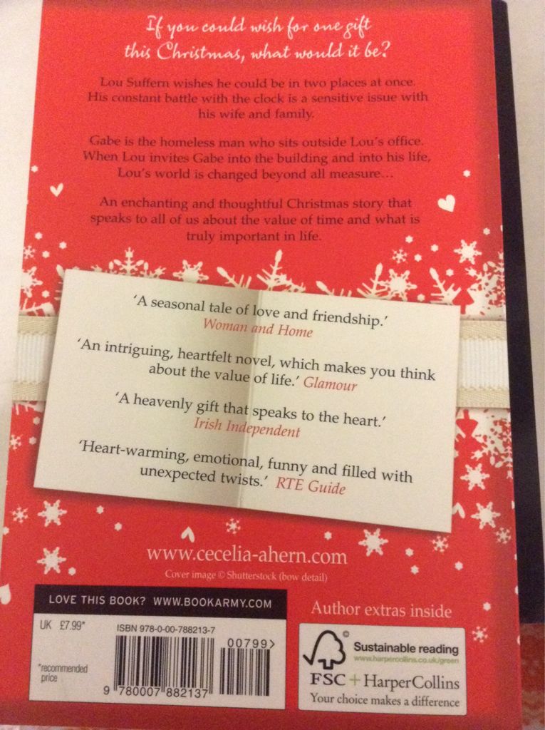 Gift, The - Cecelia Ahern (Harper Collins - Paperback) book collectible [Barcode 9780007882137] - Main Image 2