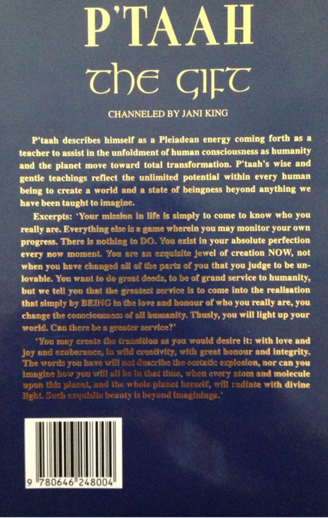 The Gift  (Triad Pub USA Incorporated) book collectible [Barcode 9780646248004] - Main Image 2