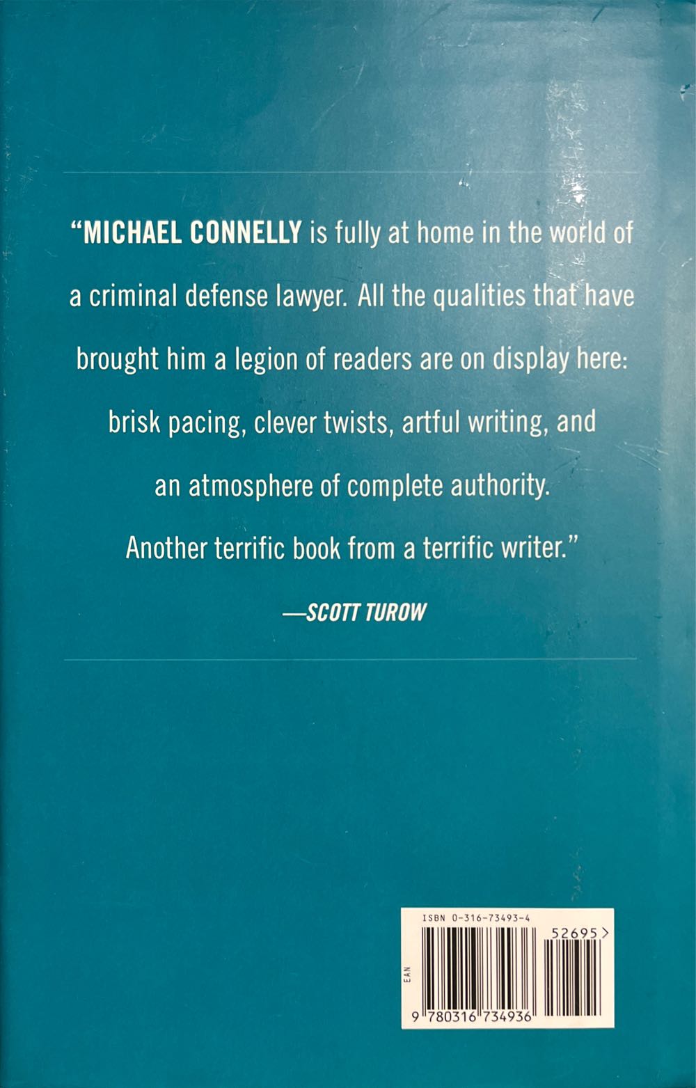 Lincoln Lawyer, The - Michael Connelly (Little, Brown & Company - Hardcover) book collectible [Barcode 9780316734936] - Main Image 2
