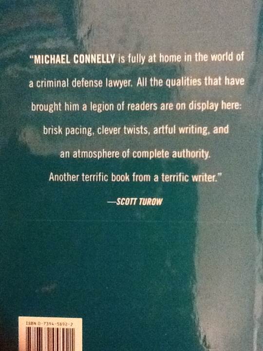 The Lincoln Lawyer - Michael Connelly (Little Brown & Co. - Hardcover) book collectible [Barcode 9780739458921] - Main Image 2