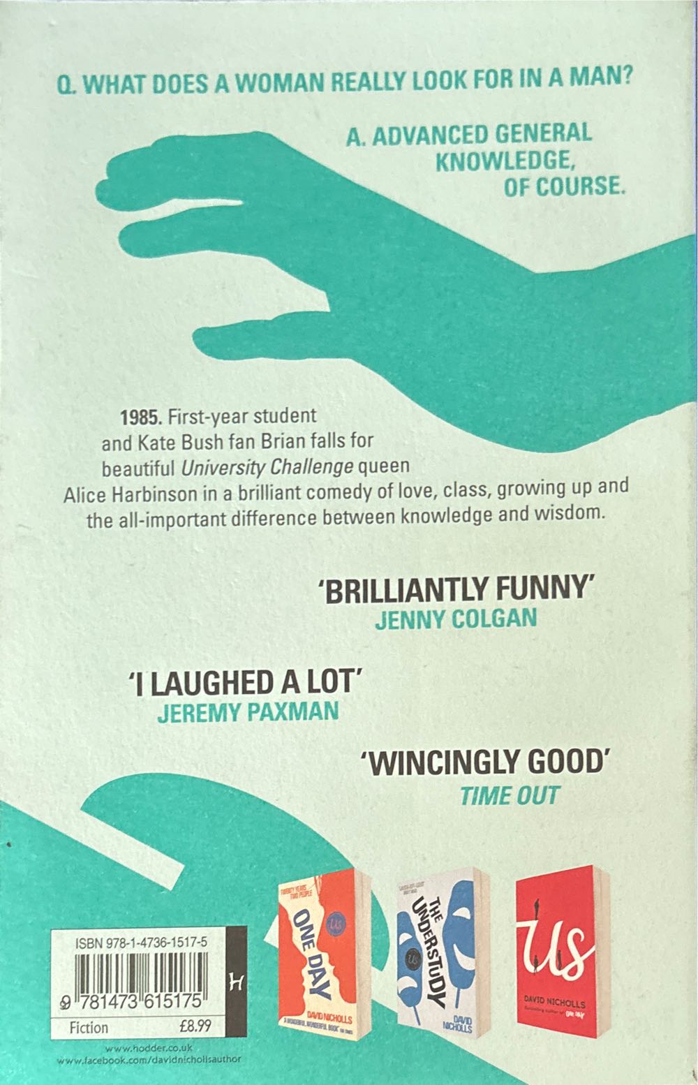 Starter For Ten - David Nicholls (eBook) book collectible [Barcode 9781473615175] - Main Image 2