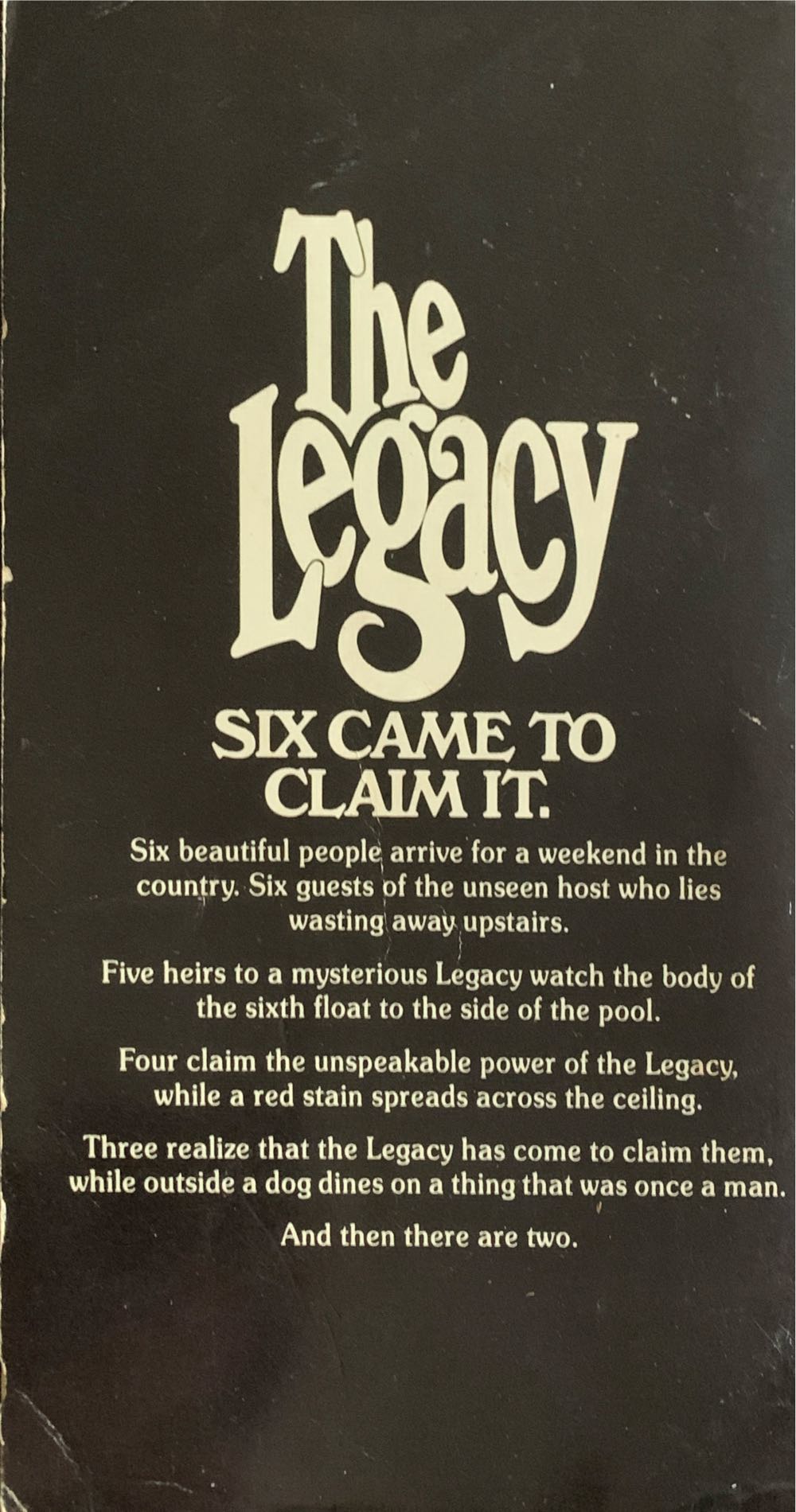The Legacy - John Coyne (Berkley - Paperback) book collectible [Barcode 9780425041833] - Main Image 2