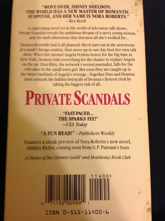 Private Scandals  (Jove - Paperback) book collectible - Main Image 2