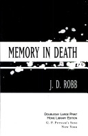 Memory In Death - D. Robb book collectible [Barcode 9780739463970] - Main Image 1