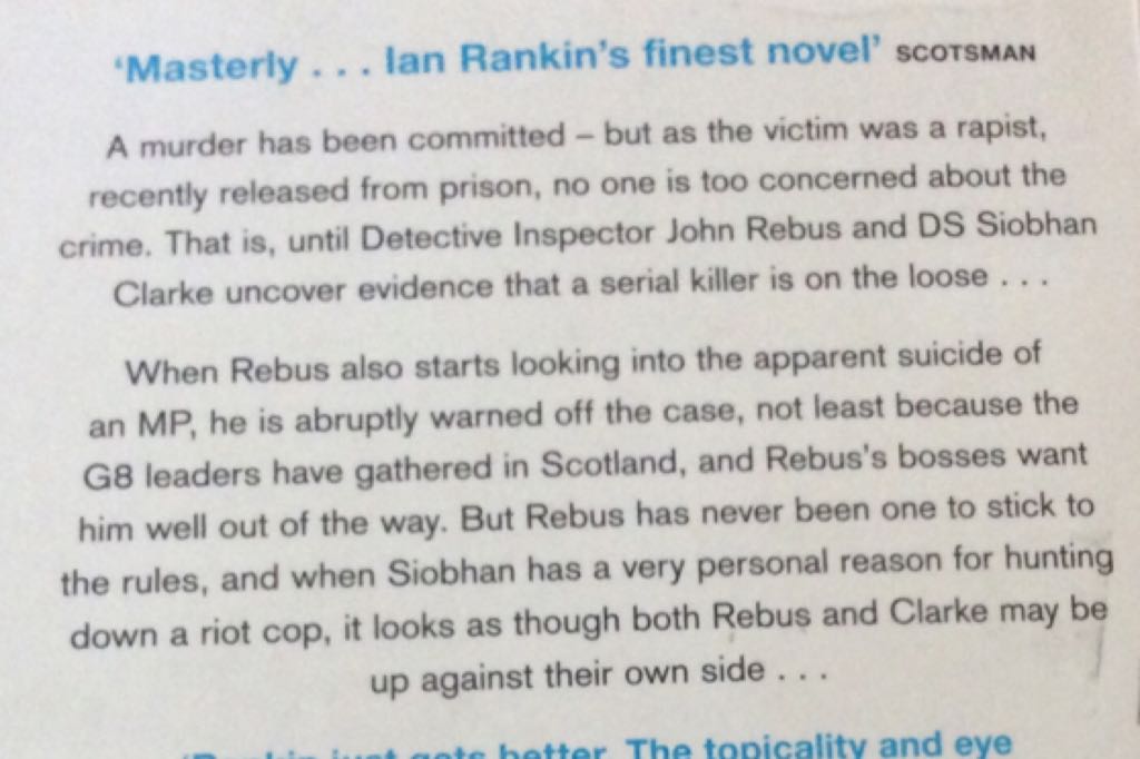 Naming of the Dead, The - Ian Rankin (Orion - Paperback) book collectible [Barcode 9780752868592] - Main Image 2