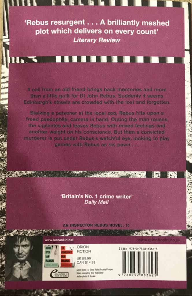 Rebus10-Dead Souls - Ian Rankin (Orion Books - Paperback) book collectible [Barcode 9780752883625] - Main Image 2