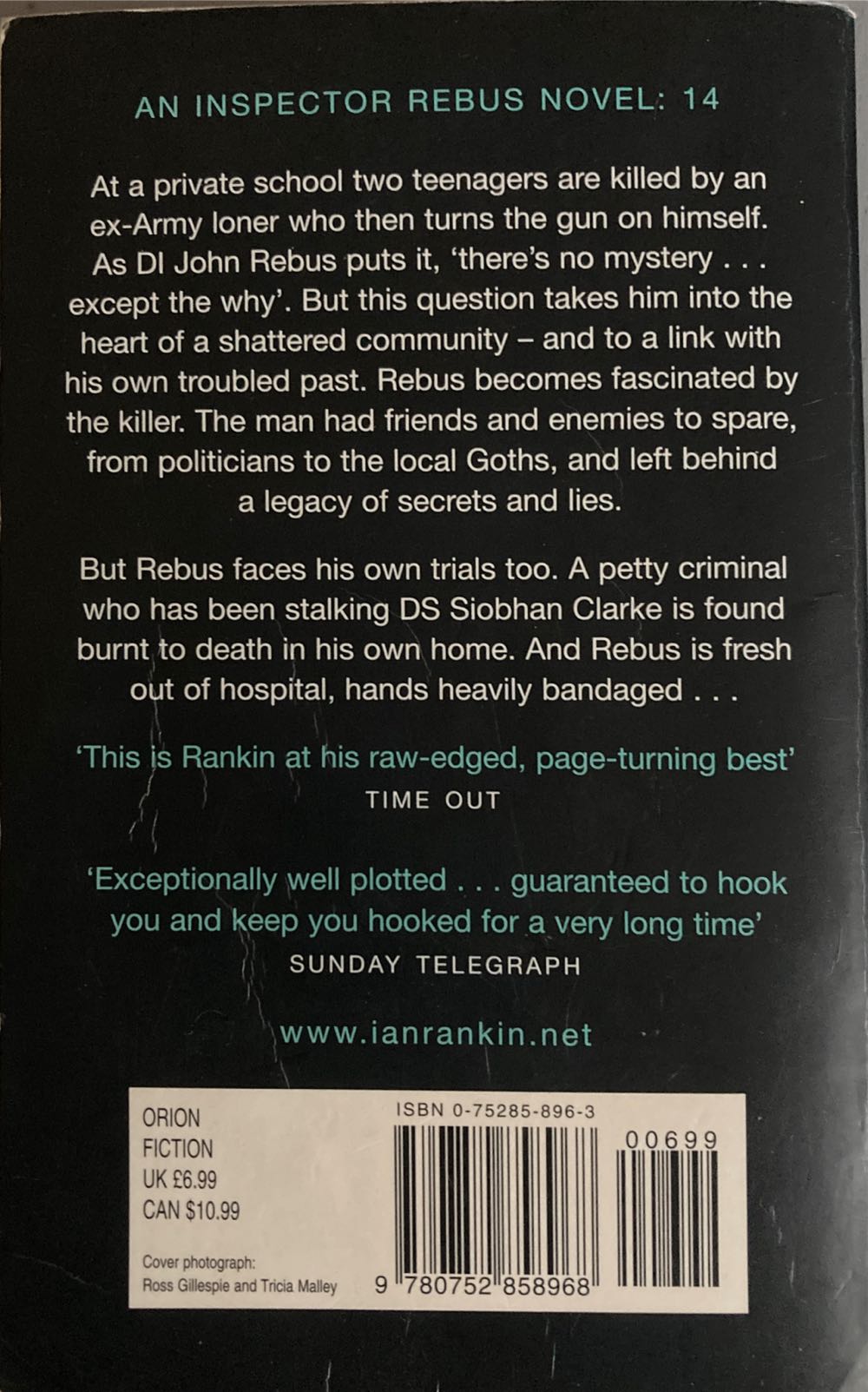 A Question of Blood - Ian Rankin (McArthur - Paperback) book collectible [Barcode 9780752858968] - Main Image 2