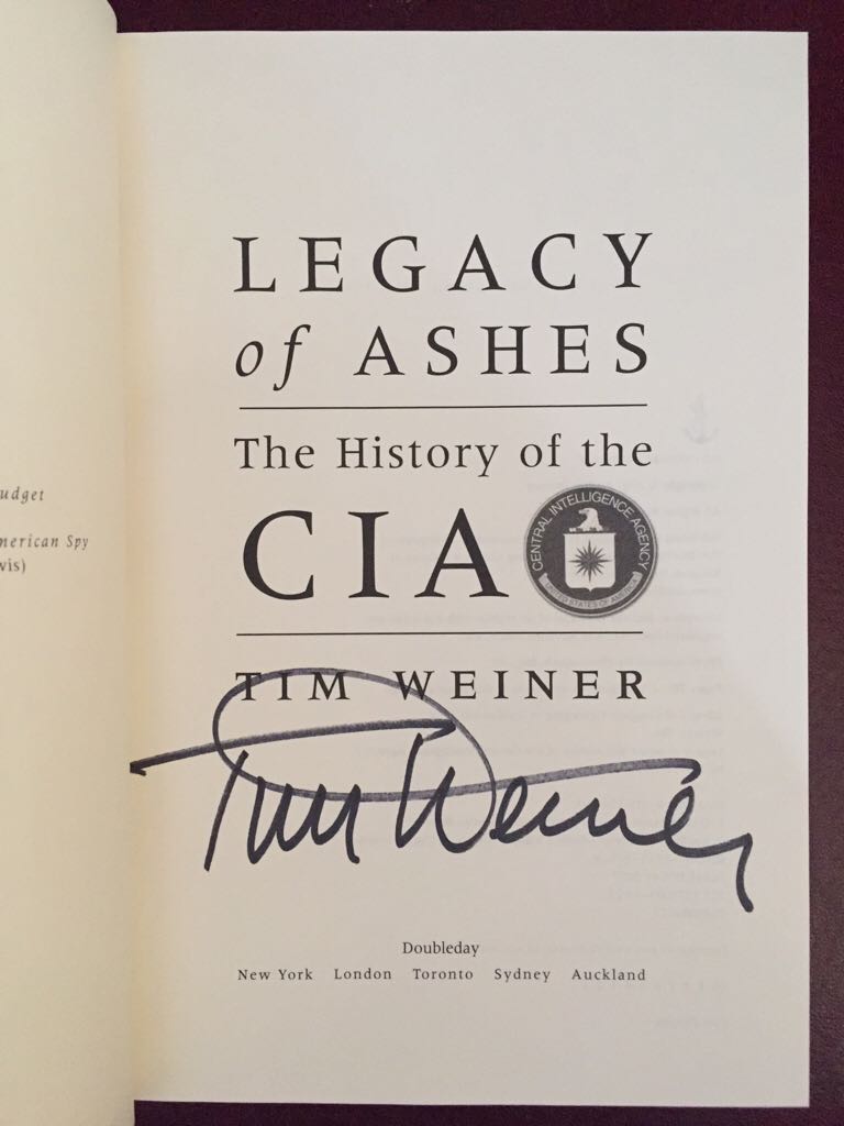Legacy of Ashes: the History of the CIA - Tim Weiner (Doubleday - Hardcover) book collectible [Barcode 9780385514453] - Main Image 2