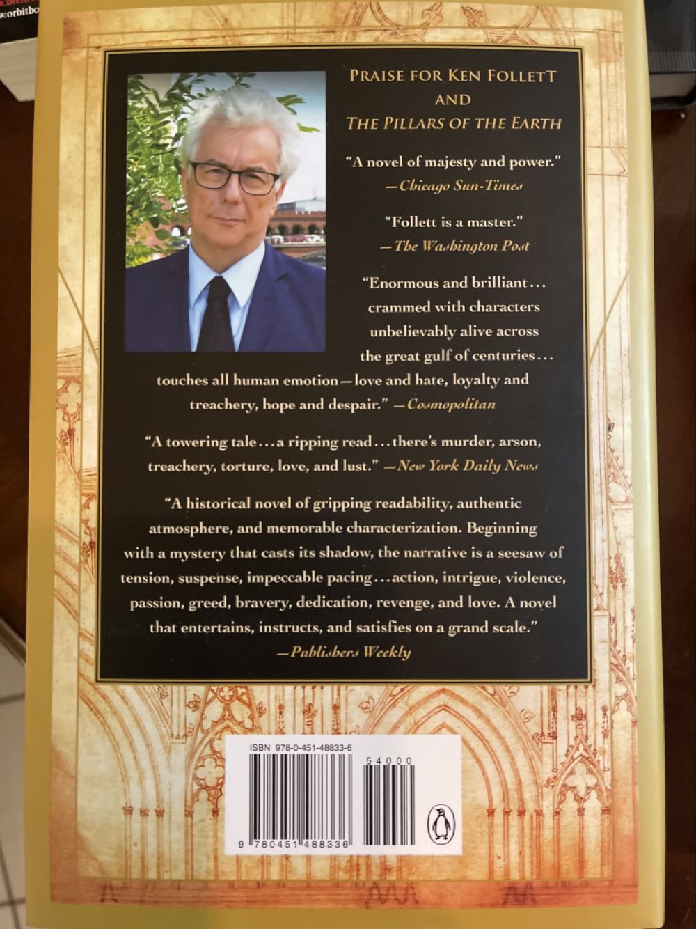 Kingsbridge #1: The Pillars of the Earth - Ken Follett (Penguin - Hardcover) book collectible [Barcode 9780451488336] - Main Image 2