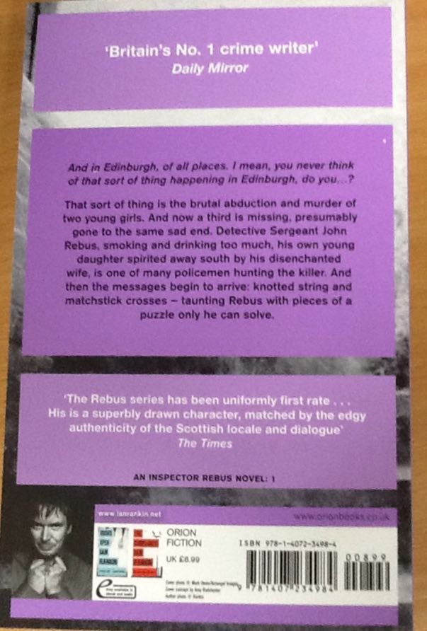 Knots and Crosses - Ian Rankin (Simon and Schuster - eBook) book collectible [Barcode 9781407234984] - Main Image 2