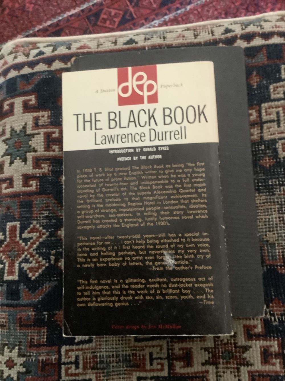 The Black Book - Lawrence Durrell (Dutton - Paperback) book collectible [Barcode 9780571283941] - Main Image 2