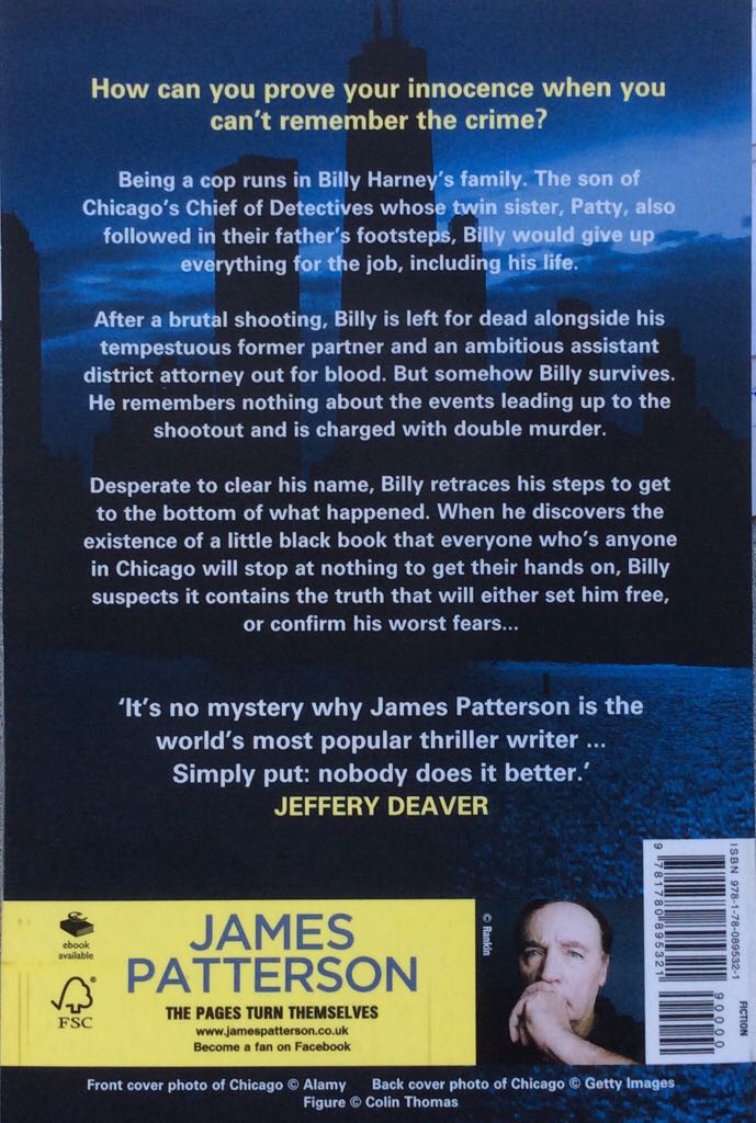 The Black Book - James Patterson (Century - Trade Paperback) book collectible [Barcode 9781780895321] - Main Image 2