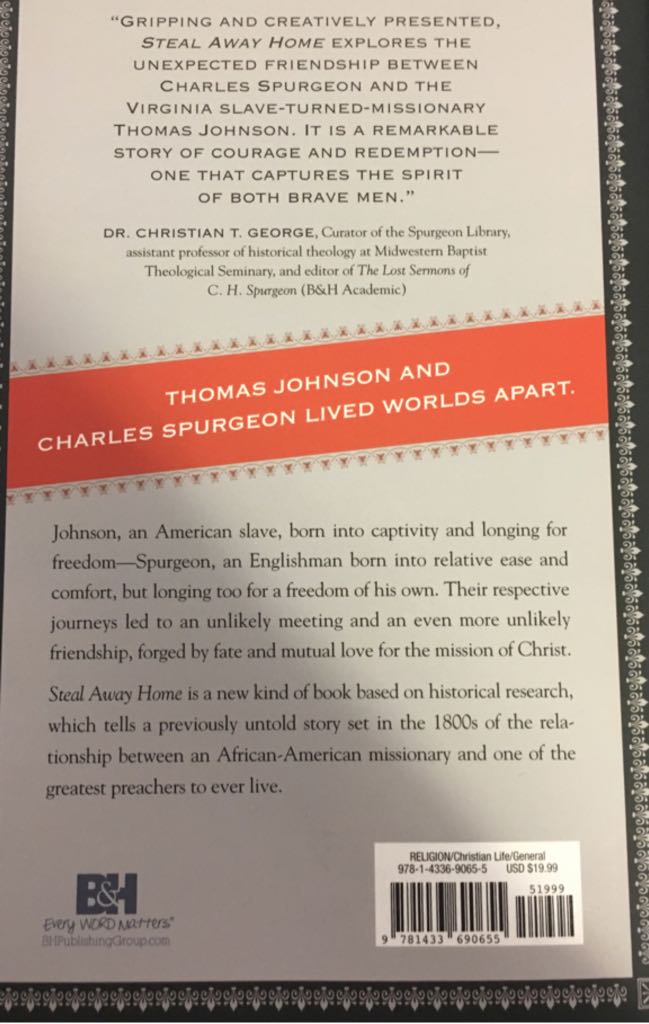 Steal Away Home - Aaron Ivey (B&H Books - Hardcover) book collectible [Barcode 9781433690655] - Main Image 2