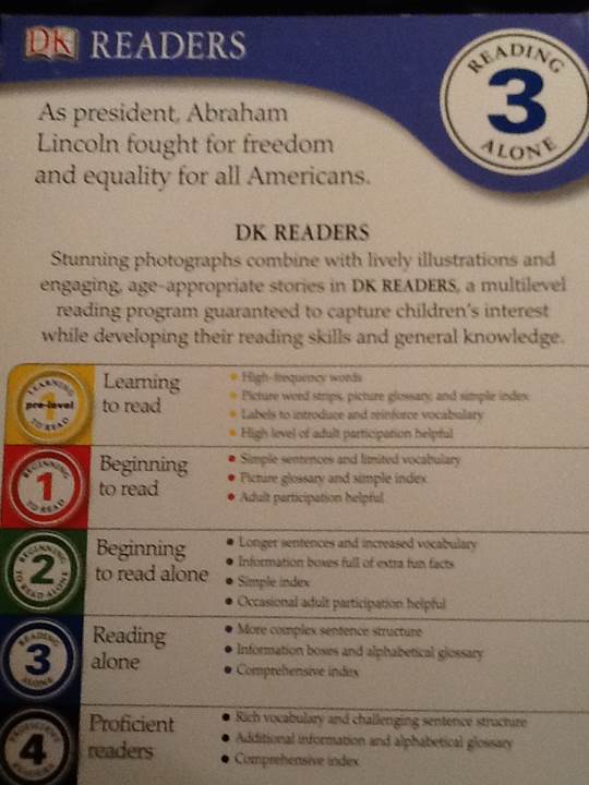 Abraham Lincoln - Marion Bauer (DK Publishing (Dorling Kindersley) - Paperback) book collectible [Barcode 9780756656898] - Main Image 2