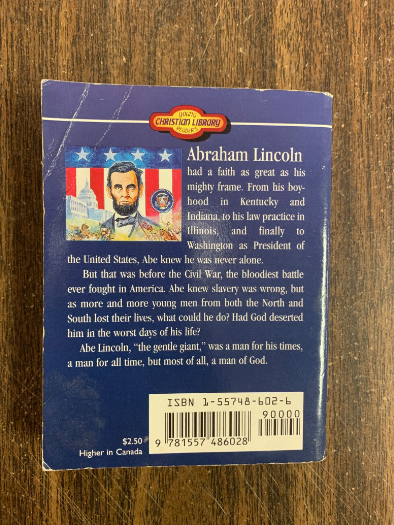 Abraham Lincoln - George McGovern (Barbour Publishing) book collectible [Barcode 9781557486028] - Main Image 2
