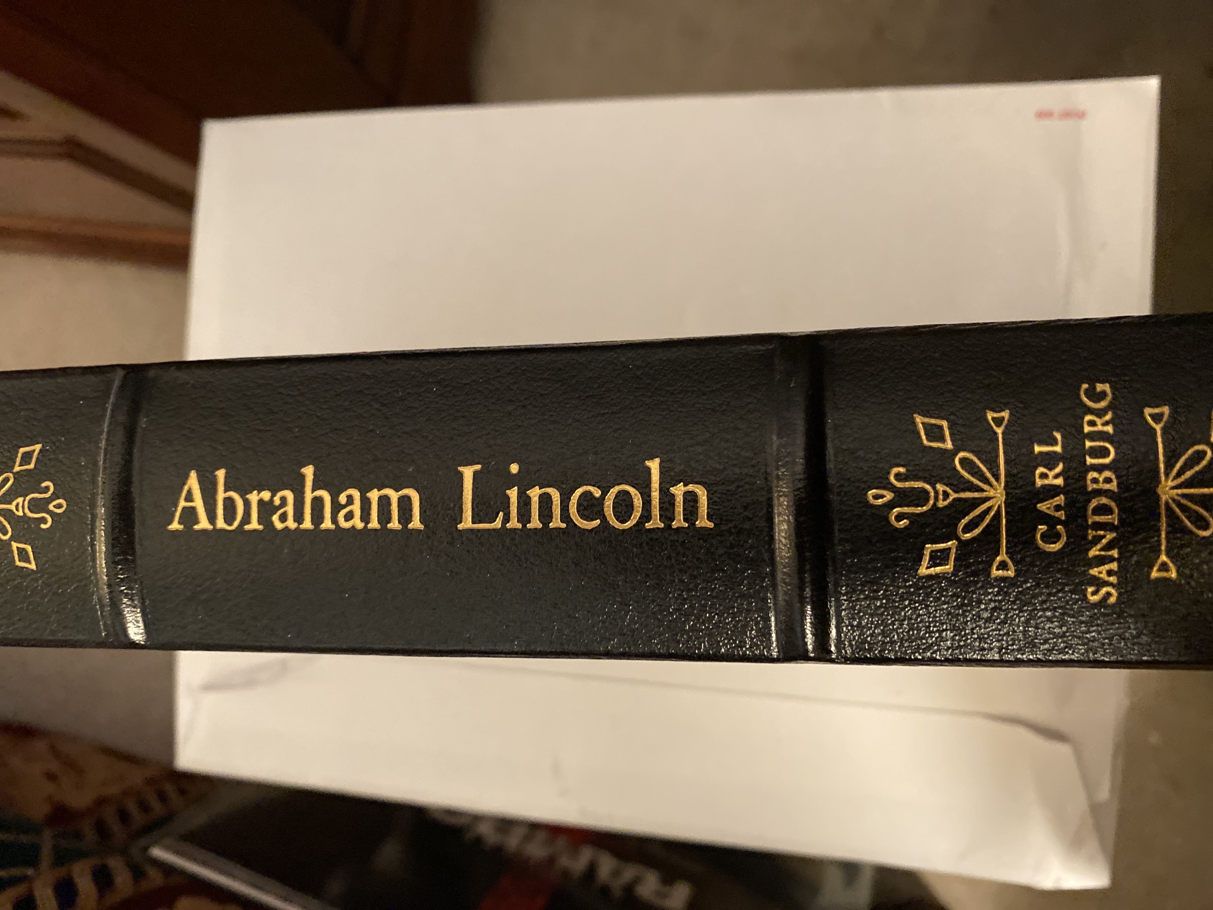 Abraham Lincoln - Carl Sandburg (Easton Press - Sewn Binding) book collectible - Main Image 2