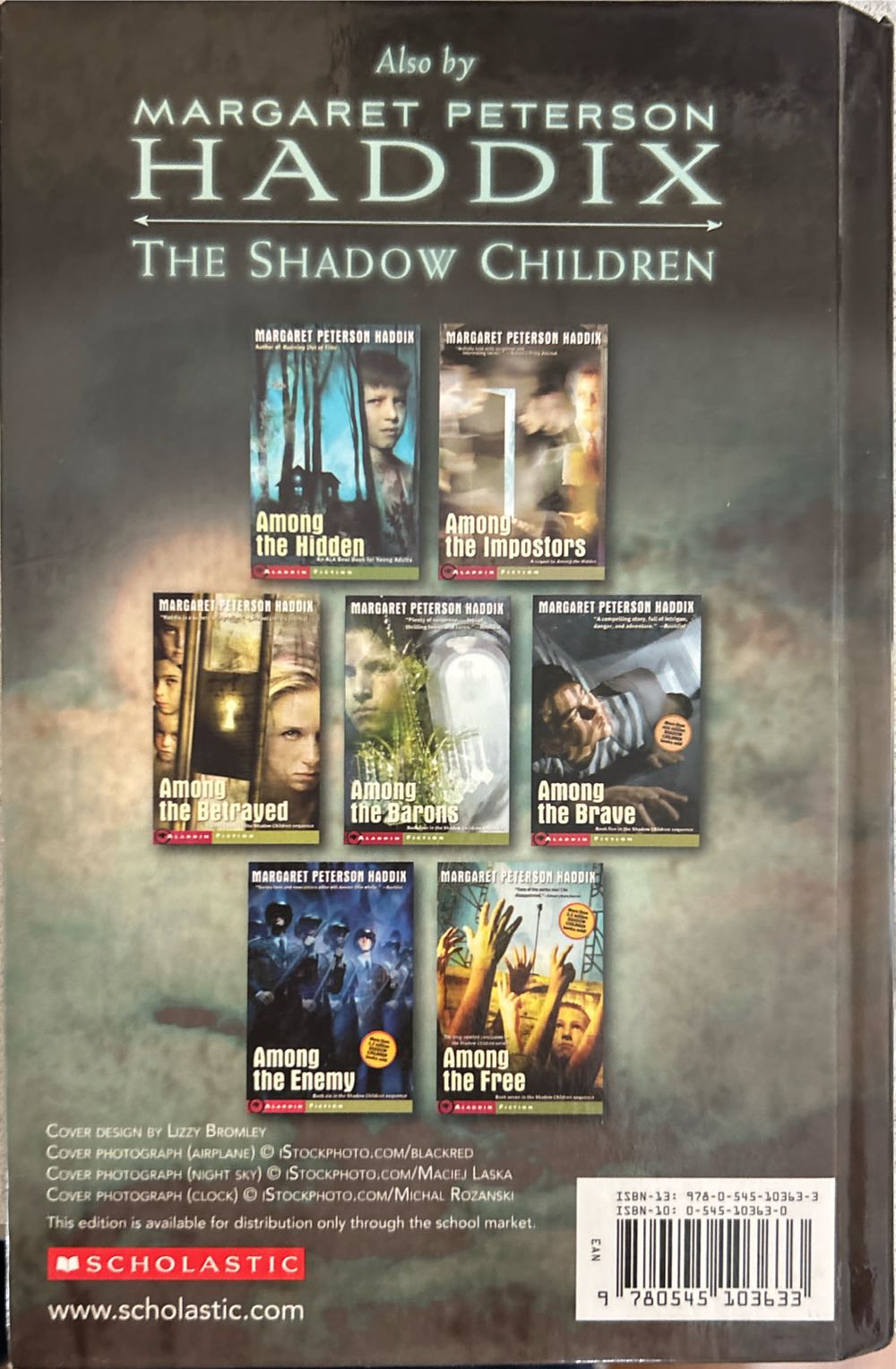 The Missing: Found - Margaret Peterson Haddix (Scholastic  Inc. - Board Book) book collectible [Barcode 9780545103633] - Main Image 2