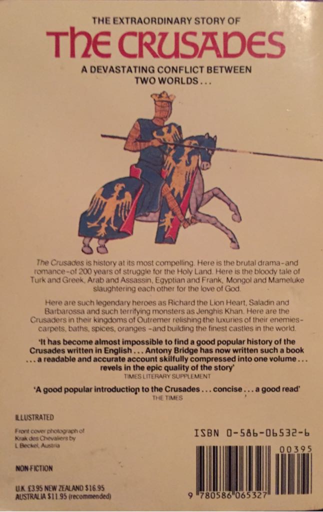 Crusades, The - Antony Bridge (Panther Books - Paperback) book collectible [Barcode 9780586065327] - Main Image 2