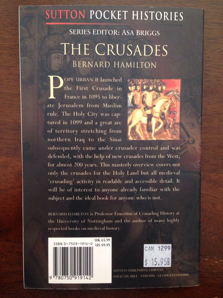 The Crusades - Sarah Jane (Sutton Pub Limited - Paperback) book collectible [Barcode 9780750919142] - Main Image 2