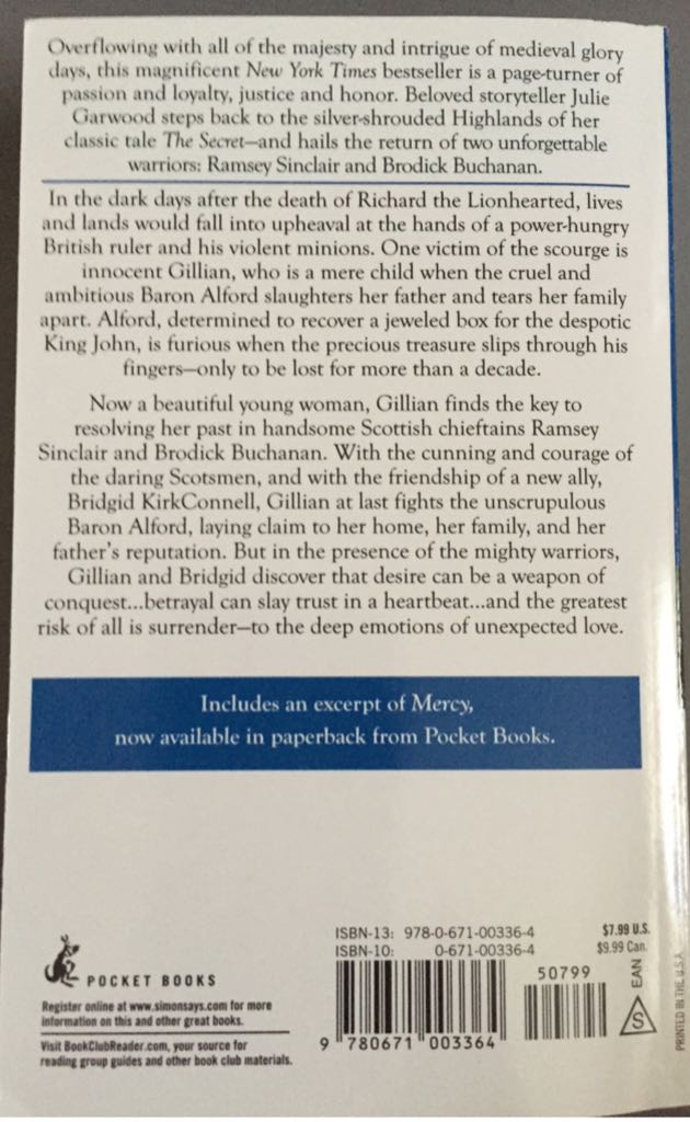Ransom-discarded - Julie Garwood (Unread - Paperback) book collectible [Barcode 9780671003364] - Main Image 2