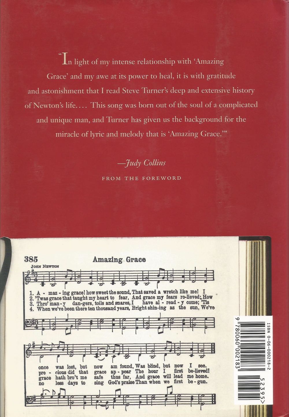 Amazing Grace: The Story Of America’s Most Beloved Song - Steve Turner (Ecco - Hardcover) book collectible [Barcode 9780060002183] - Main Image 2