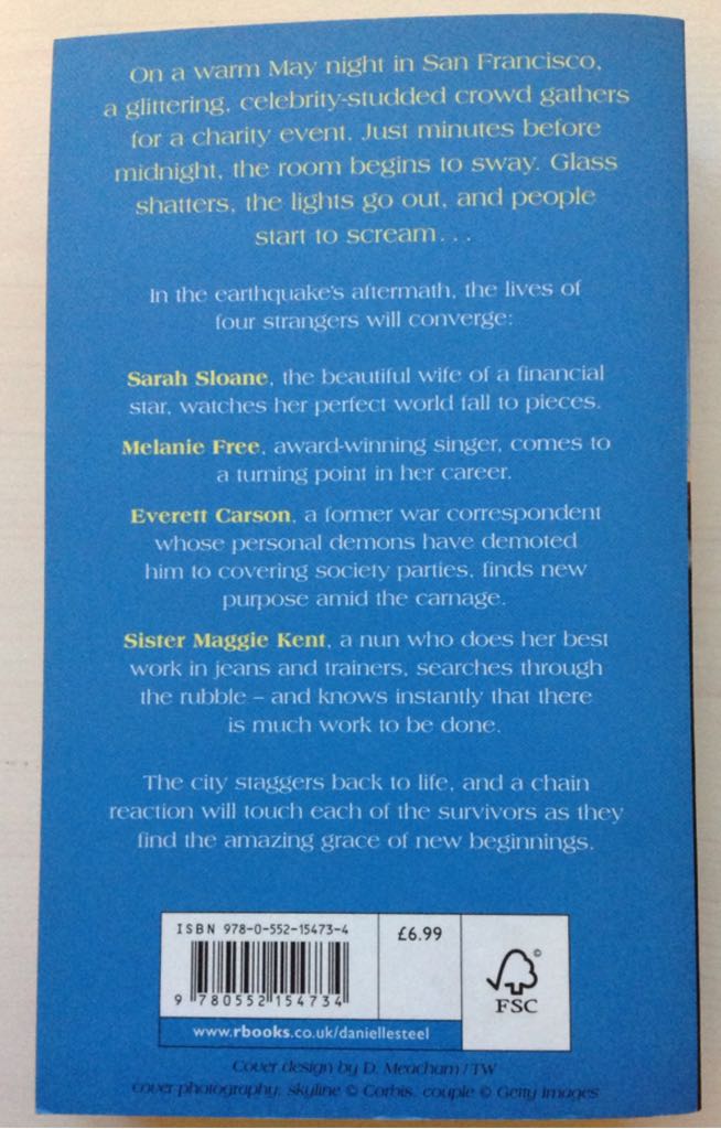 Amazing Grace - Danielle Steel (Bantam Press - Paperback) book collectible [Barcode 9780552154734] - Main Image 2