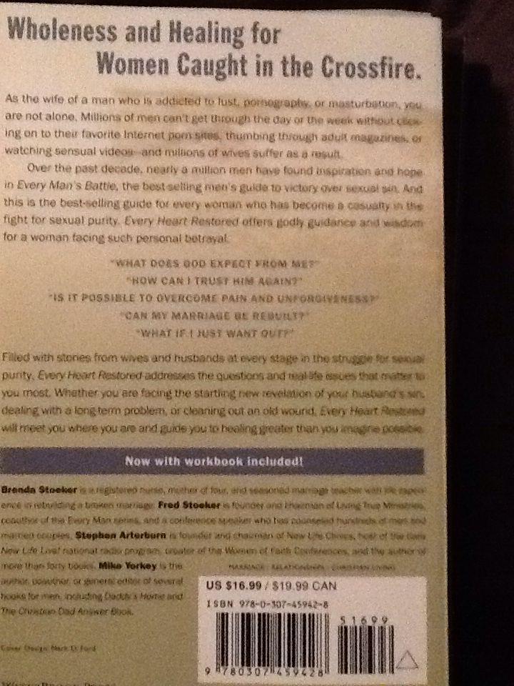 Every Heart Restored - Brenda Stoeker (Penguin Random House / Crown Publishing Group / WaterBrook Press - Paperback) book collectible [Barcode 9780307459428] - Main Image 2
