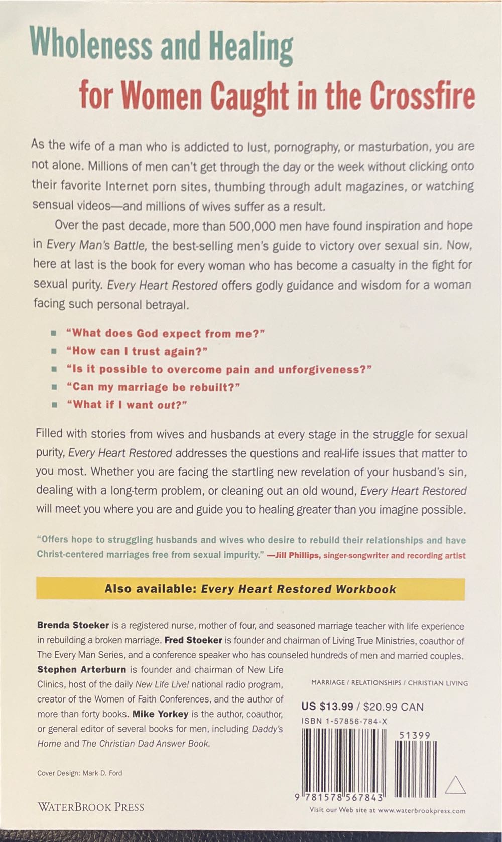 Every Heart Restored - Fred (Water Brook - Paperback) book collectible [Barcode 9781578567843] - Main Image 2