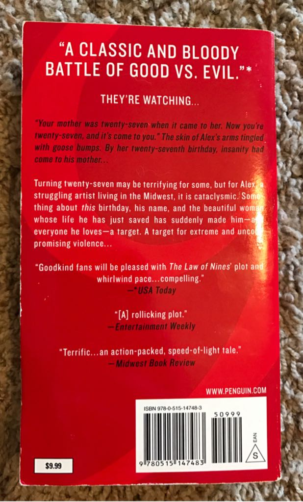 The Law Of Nines - Terry Goodkind (Jove Novel - Paperback) book collectible [Barcode 9780515147483] - Main Image 2