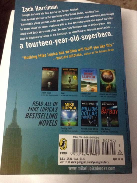 Hero - Mike Lupica (Puffin - Paperback) book collectible [Barcode 9780142419601] - Main Image 2