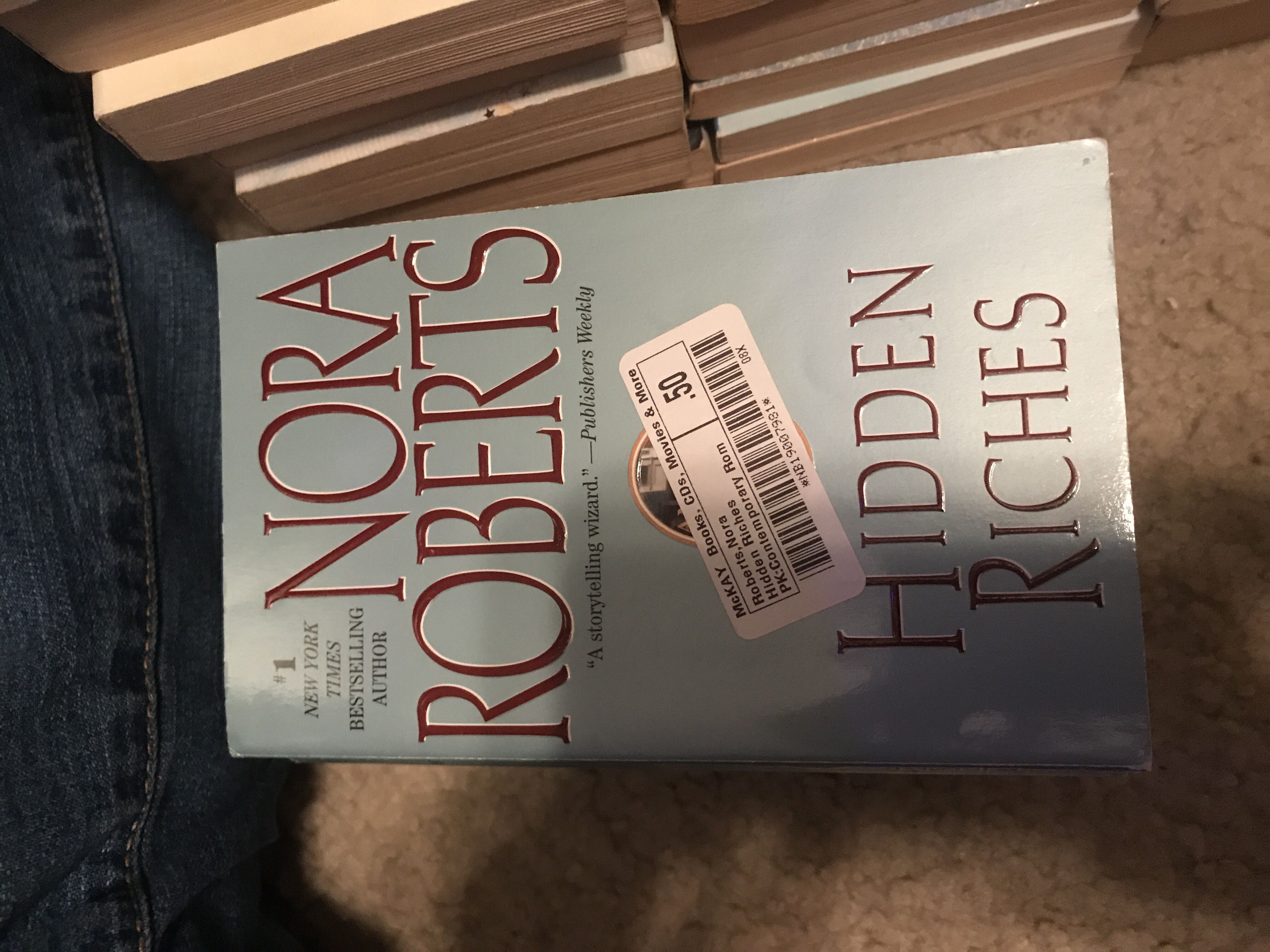 Hidden Riches - Nora Roberts (The Berkely Publishing Group - Paperback) book collectible [Barcode 9780515152951] - Main Image 3
