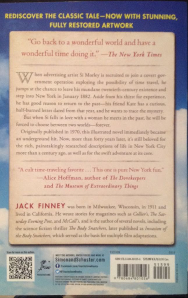 Time And Again - Jack Finney (Simon and Schuster - Paperback) book collectible [Barcode 9780684801179] - Main Image 2