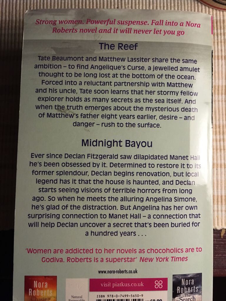 The Reef - Nora Roberts book collectible [Barcode 9780749956509] - Main Image 2