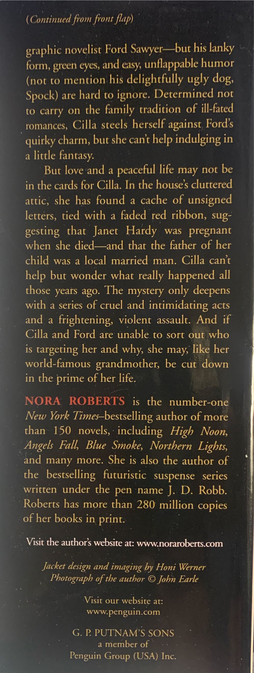 Tribute - Nora Roberts (G.P. PUTNAM’s Sons - Hardcover) book collectible [Barcode 9780399154911] - Main Image 4