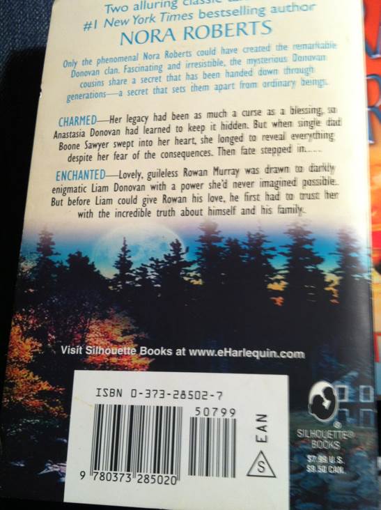 Charmed & Enchanted - Nora Roberts (Silhouette Books - Paperback) book collectible [Barcode 9780373285020] - Main Image 2